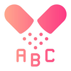 multivitamin gradient icon