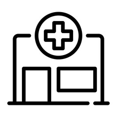 Fototapeta premium pharmacy line icon