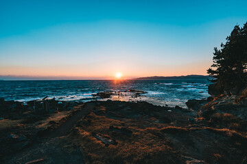恵比須島の夕暮れ