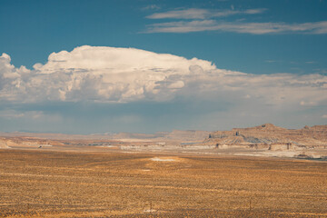 landscape of the mountains