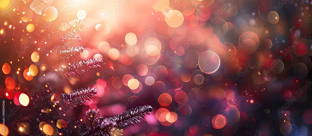 Aufkleber abstract background with blurred lights and shadows perfect as a festive copy space image for christ