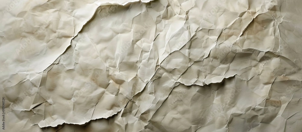 Poster Gray background with copy space image of a blank sheet of paper