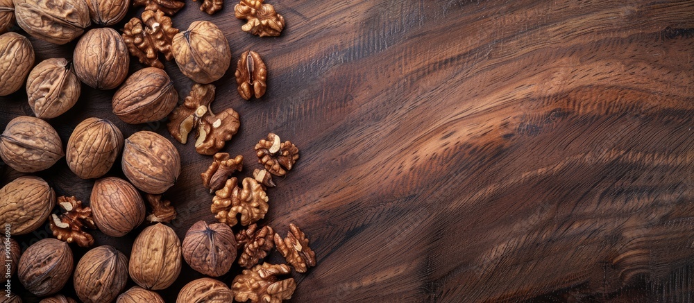 Poster Walnut with copy space image