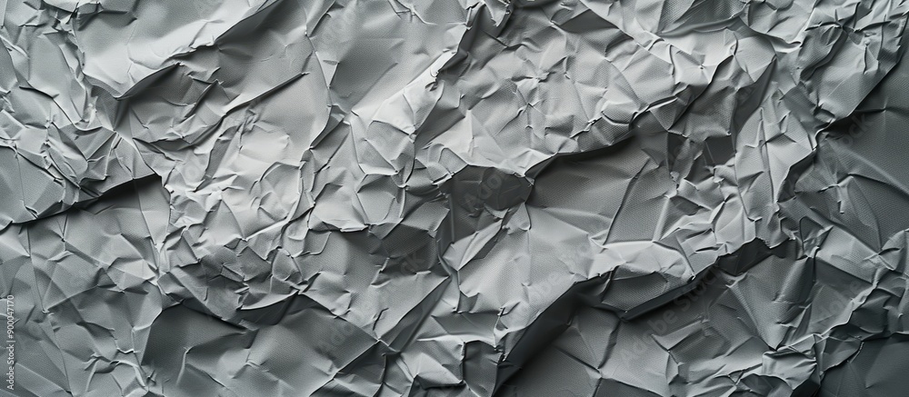 Aufkleber texture of crumpled grey paper with copy space image