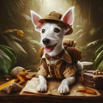 Jack ressel terrier puppy.