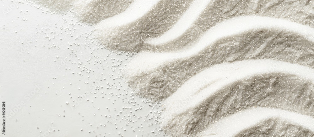 Aufkleber white quartz sand background texture with copy space image