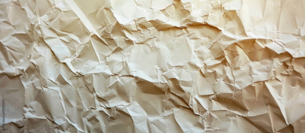 Leinwandbilder texture and background of crumpled paper material with copy space image