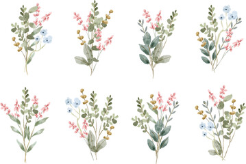 beautiful wildflower bouquet collection