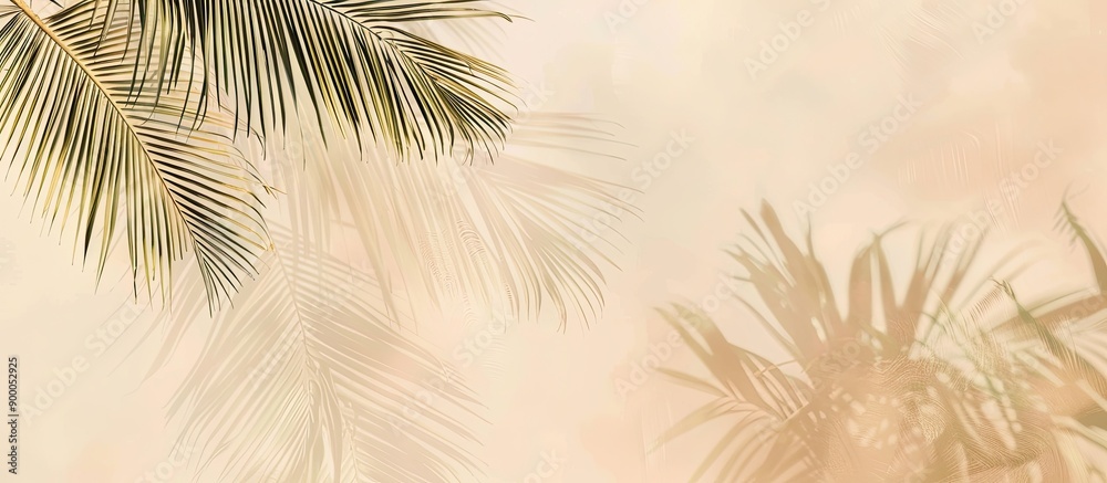 Poster creative styled concept for a website featuring a light beige horizontal banner with a top view of a