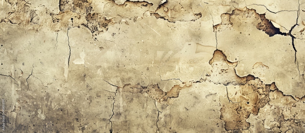 Aufkleber vintage textured background with cracks and stains perfect for a copy space image