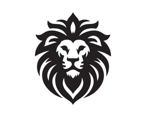 Lion logo design vector template. lion head logo design icon vector illustration