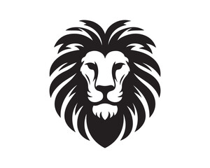 Lion logo design vector template. lion head logo design icon vector illustration