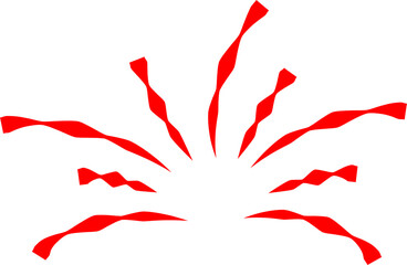 Firework party vector