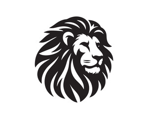 Lion logo design vector template. lion head logo design icon vector illustration