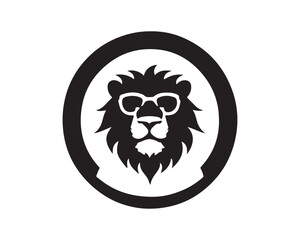 Lion logo design vector template. lion head logo design icon vector illustration