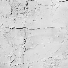 Obraz premium Serene White Brick Wall. Clean and Modern Texture Concept
