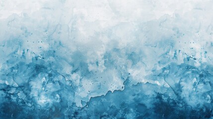 Fototapeta premium Serene Watercolor Bliss. Tranquil nature-inspired concept