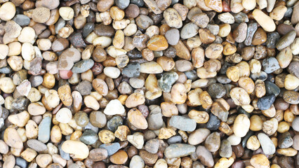 close up of many different rocks and pebbles.