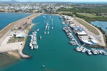 Aerial photo of Bowen Queensland Australia