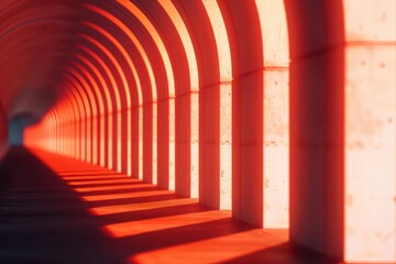 Obraz premium The optimization concept is depicted with sunlight filtering through process improvement simulations