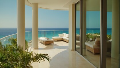 interior design showing tropical pool villa with green garden. luxury home or house building Exterior16