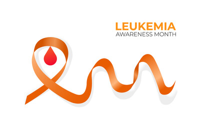 leukemia awareness month is september vector illustration. In most cases, blood cells originate from stem cells in the bone marrow.