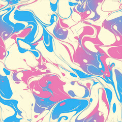 Obraz premium アニメ風のマーブル調パターン