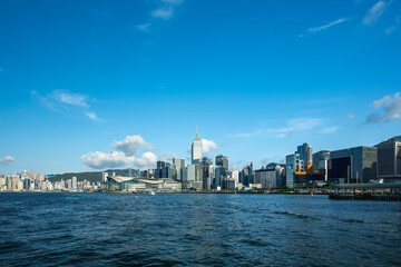 Naklejka premium , Hong Kong, city, architecture, China,