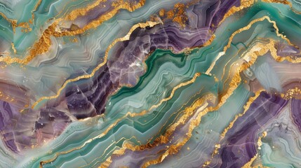 Naklejka premium Golden jade, amethyst light texture