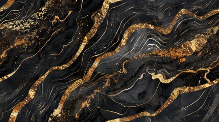 Golden grace black tourmaline texture