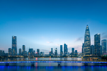 Naklejka premium , Shenzhen, city, architecture, China,