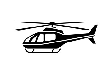 Helicopter logo vector illustration 