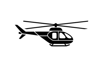 Helicopter logo vector illustration 