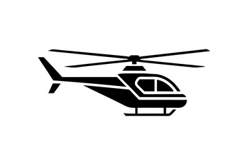 Helicopter logo vector illustration 