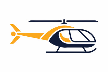 Helicopter logo icon vector illustration
