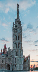 Fototapeta premium Roman Catholic Matthias Church and Fisherman's Bastion Budapest Hungary 24.06.24