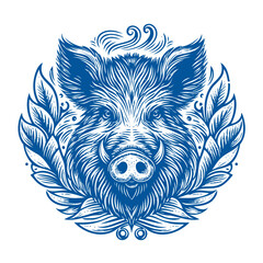 wild boar vector, hog vector, pig vector