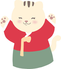 한복 입은 고양이
