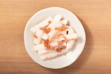 長芋の梅肉和え