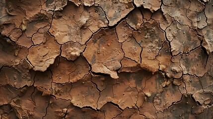 Cracked Earth Texture - Dry, Brown, and Detailed