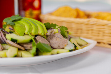 Butifarra fresca, Botana Mexicana