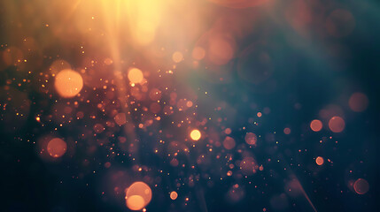 abstract of lighting for background. digital lens flare in dark background