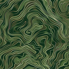 アニメ風の等高線パターン