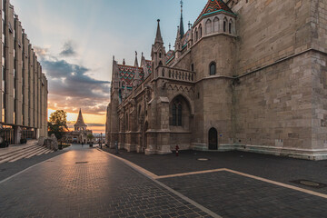 Roman Catholic Matthias Church and Fisherman's Bastion Budapest Hungary 24.06.24
