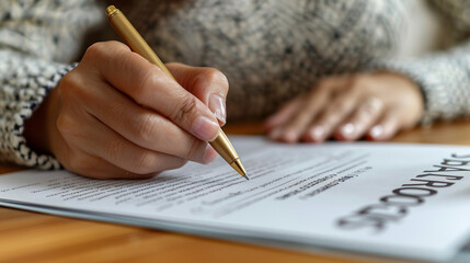 home insurance salesman and a customer are seated, signing paperwork. The scene symbolizes trust, commitment, and the importance of securing one's home and future through insurance