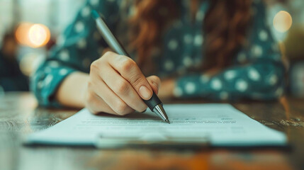 home insurance salesman and a customer are seated, signing paperwork. The scene symbolizes trust, commitment, and the importance of securing one's home and future through insurance