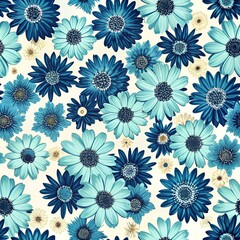 Fototapeta premium seamless floral pattern