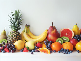 カラフルな果物