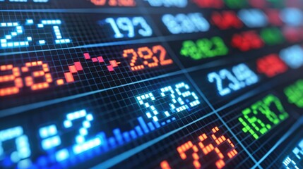 Fototapeta premium Evaluating the Risks and Rewards of Investing in High-Growth Stocks, Generative Ai