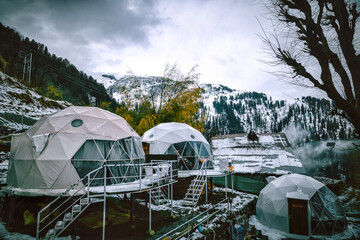 Manali city of Himachal pradesh of India